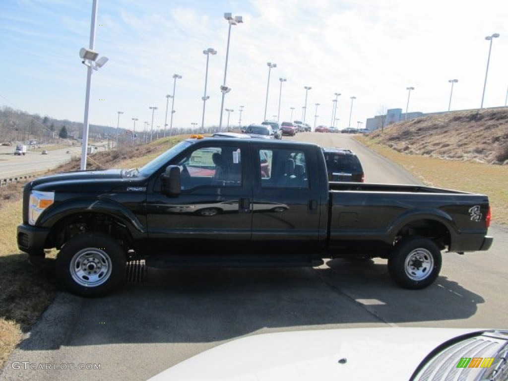 2012 F250 Super Duty XL Crew Cab 4x4 - Forest Green Metallic / Steel photo #10