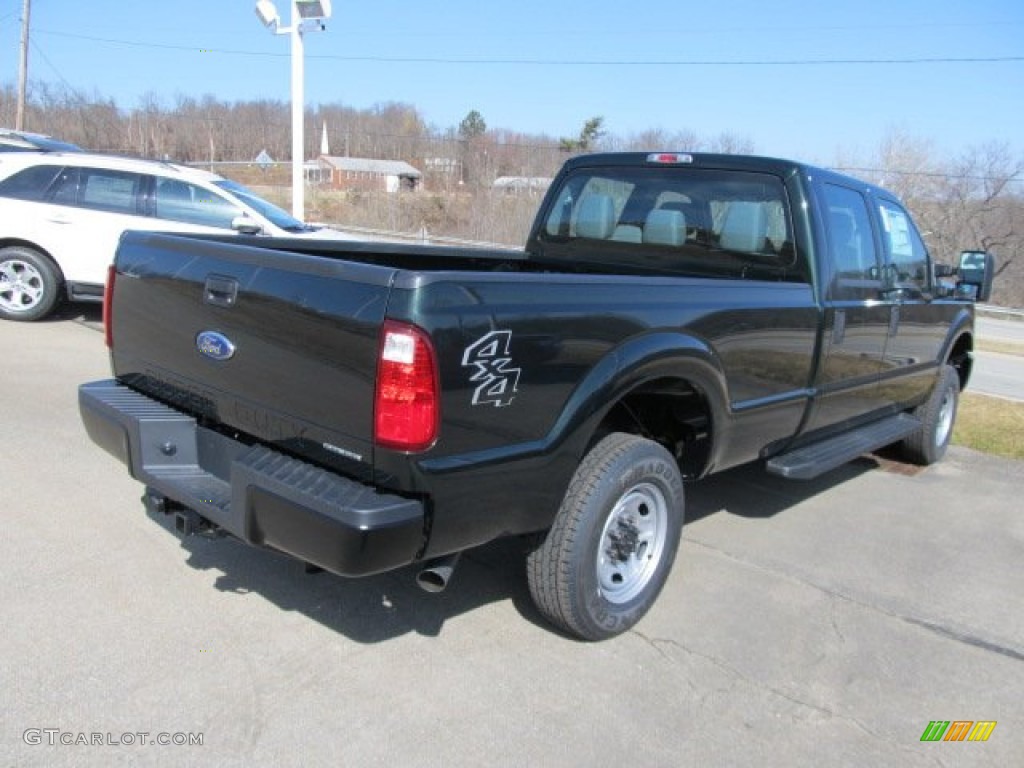 2012 F250 Super Duty XL Crew Cab 4x4 - Forest Green Metallic / Steel photo #13