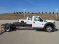2012 Oxford White Ford F550 Super Duty XL Regular Cab 4x4 Chassis  photo #2