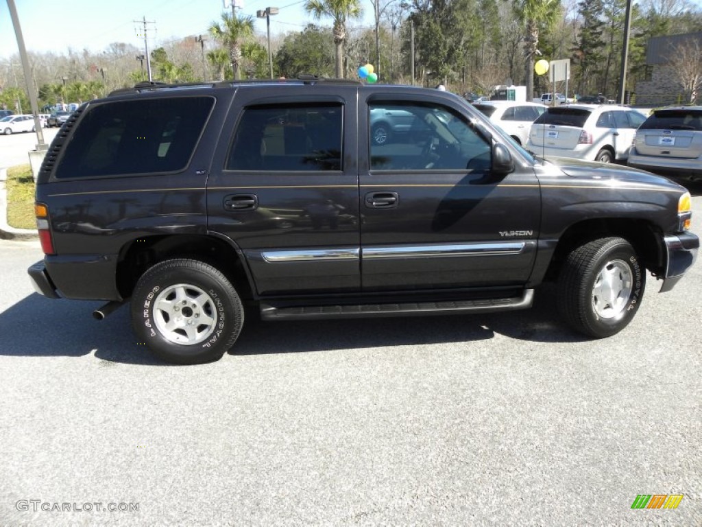 2004 Yukon SLT - Onyx Black / Pewter/Dark Pewter photo #13