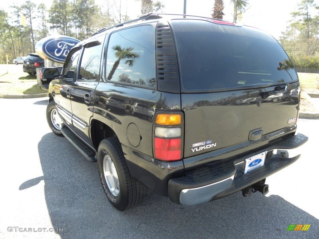 2004 Yukon SLT - Onyx Black / Pewter/Dark Pewter photo #17