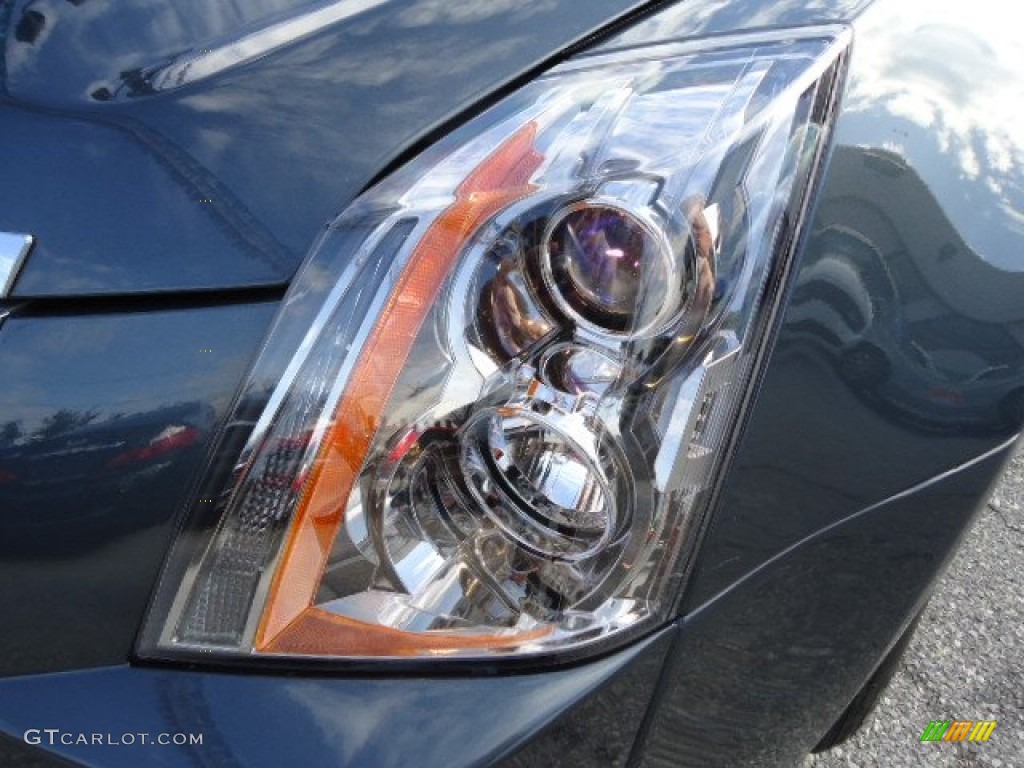 2009 CTS Sedan - Thunder Gray ChromaFlair / Light Titanium/Ebony photo #44