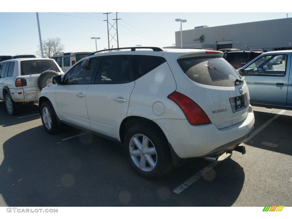 2004 Murano SE AWD - Glacier Pearl White / Cafe Latte photo #3