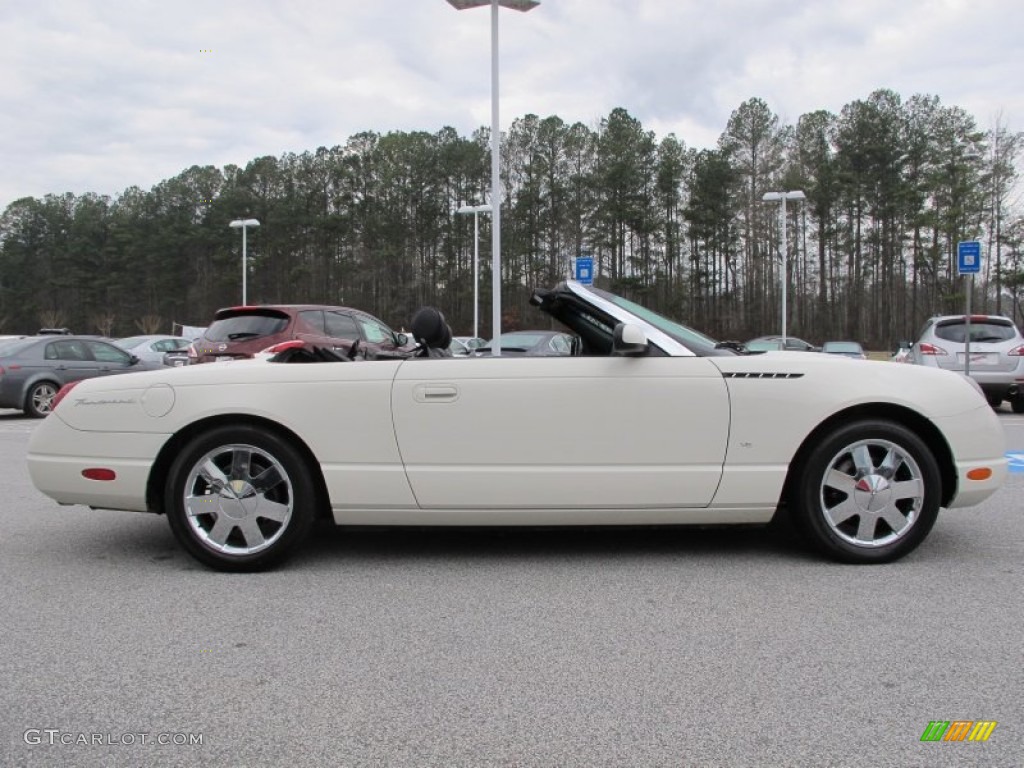 Whisper White 2003 Ford Thunderbird Premium Roadster Exterior Photo #61632715