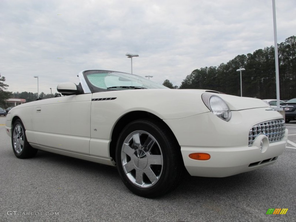 Whisper White 2003 Ford Thunderbird Premium Roadster Exterior Photo #61632725