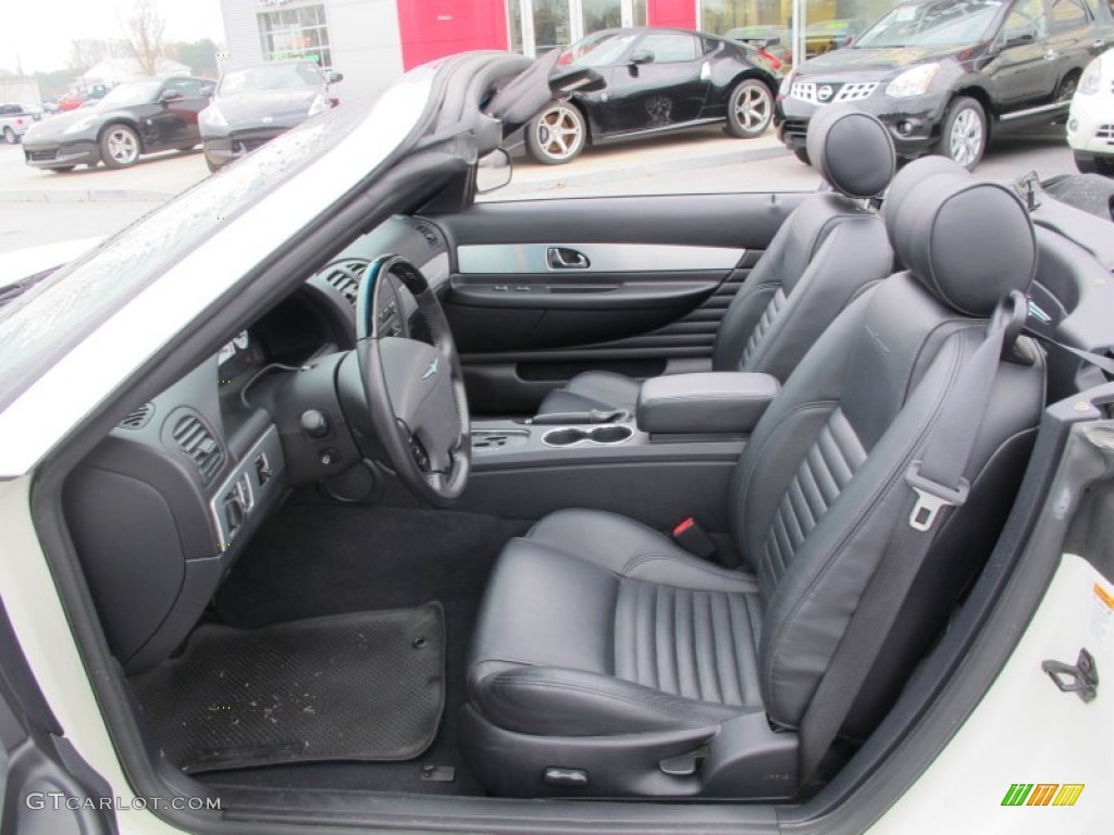 Black Ink Interior 2003 Ford Thunderbird Premium Roadster Photo #61632749