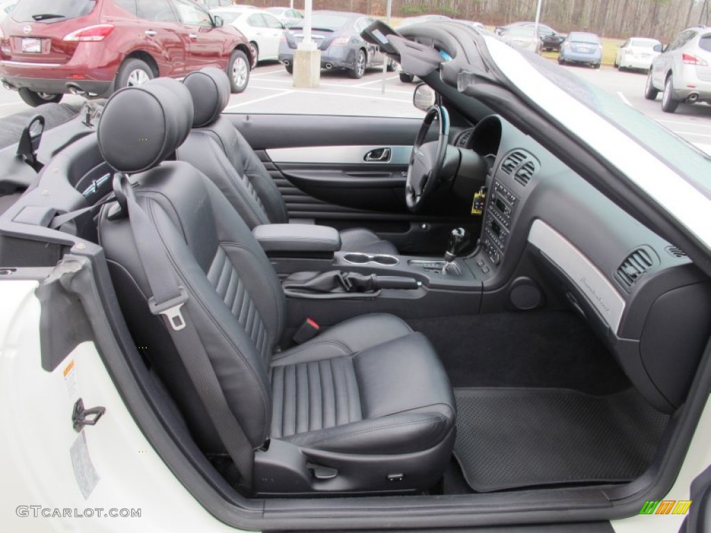 Black Ink Interior 2003 Ford Thunderbird Premium Roadster Photo #61632764