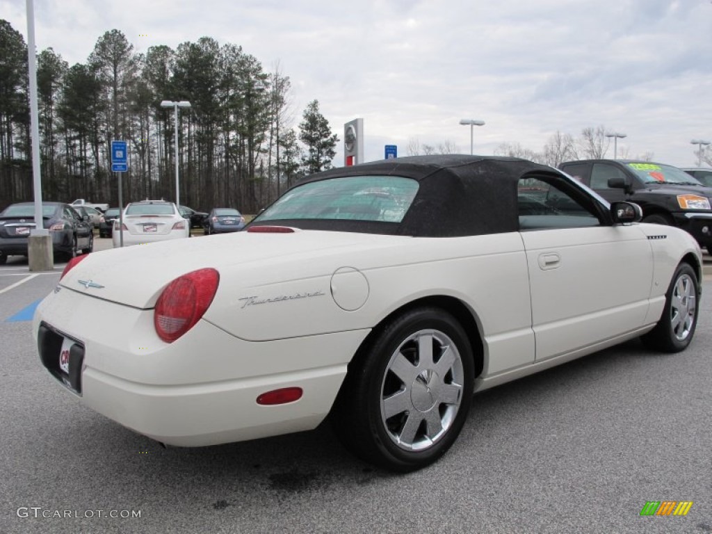 2003 Thunderbird Premium Roadster - Whisper White / Black Ink photo #17