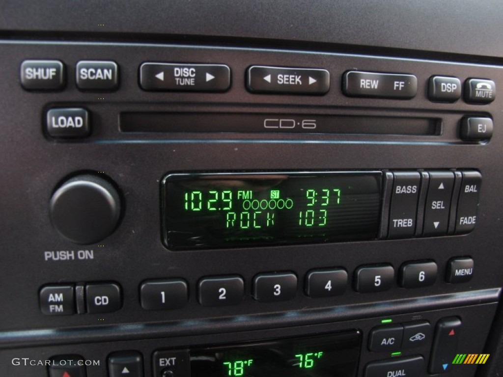 2003 Ford Thunderbird Premium Roadster Audio System Photo #61632823
