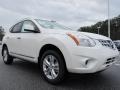 2012 Pearl White Nissan Rogue SV  photo #7