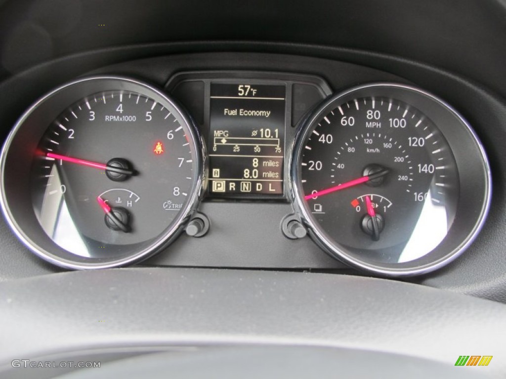2012 Nissan Rogue SV Gauges Photo #61632971