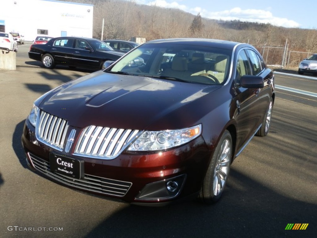 2012 MKS AWD - Cinnamon Metallic / Light Camel photo #2