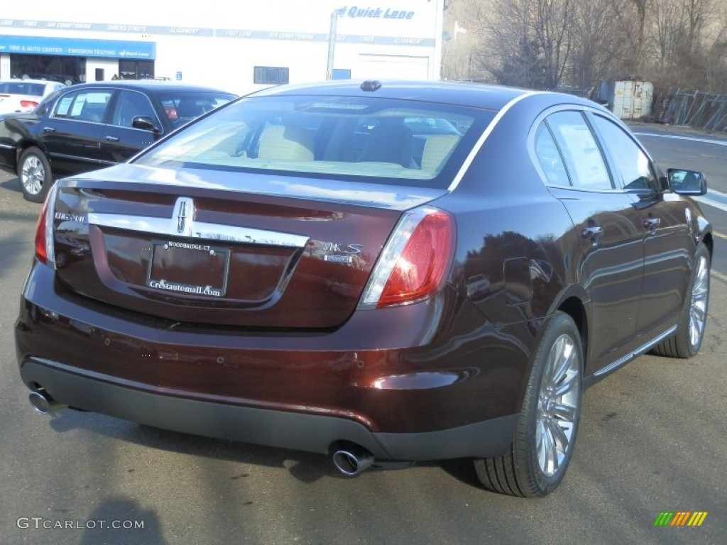 2012 MKS AWD - Cinnamon Metallic / Light Camel photo #5