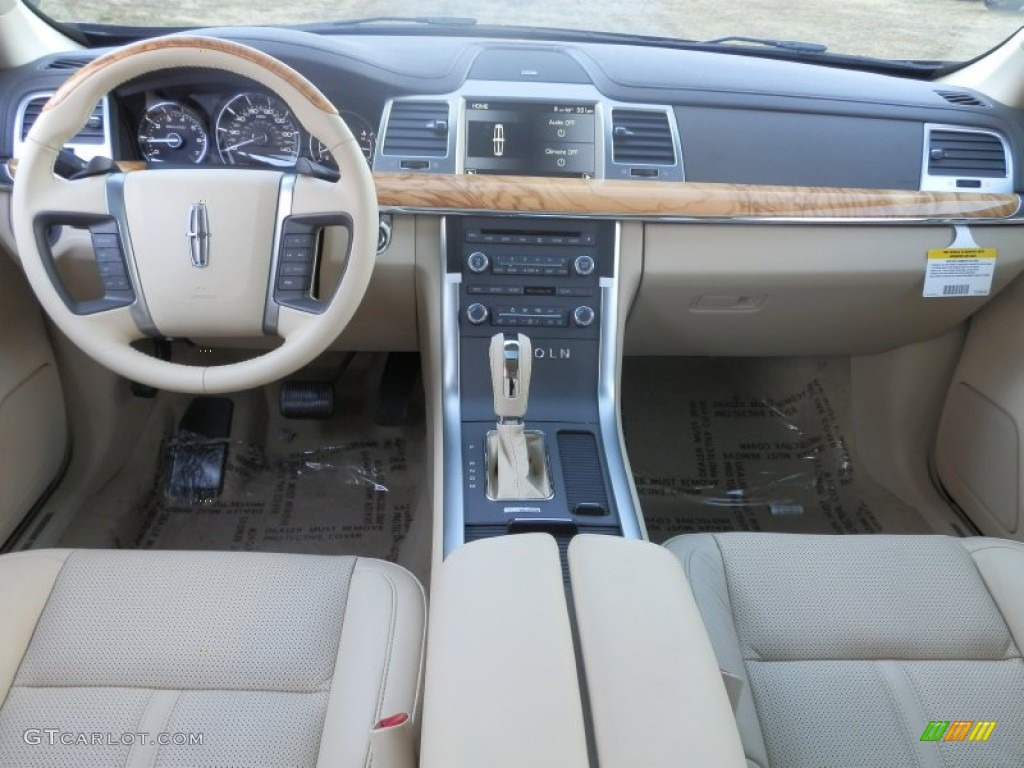 2012 Lincoln MKS AWD Light Camel Dashboard Photo #61633934