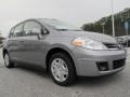 2012 Magnetic Gray Metallic Nissan Versa 1.8 S Hatchback  photo #7