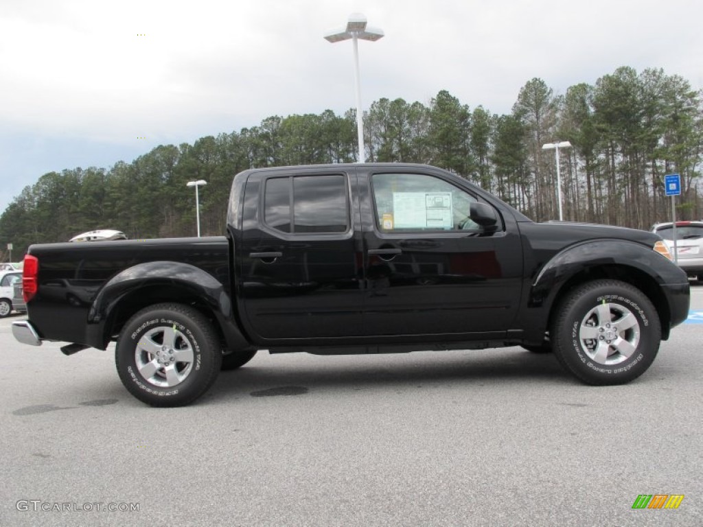 Super Black 2012 Nissan Frontier SV Crew Cab Exterior Photo #61634126
