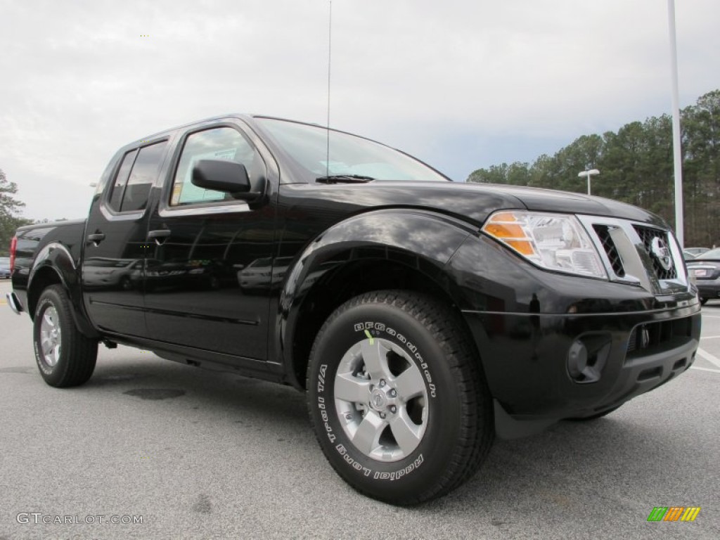 Super Black 2012 Nissan Frontier SV Crew Cab Exterior Photo #61634133