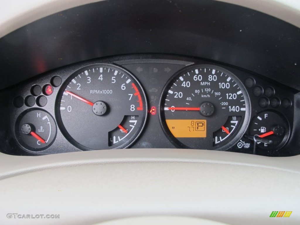 2012 Nissan Frontier SV Crew Cab Gauges Photo #61634205