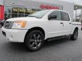 2012 Blizzard White Nissan Titan SV Crew Cab  photo #1