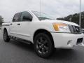 2012 Blizzard White Nissan Titan SV Crew Cab  photo #7