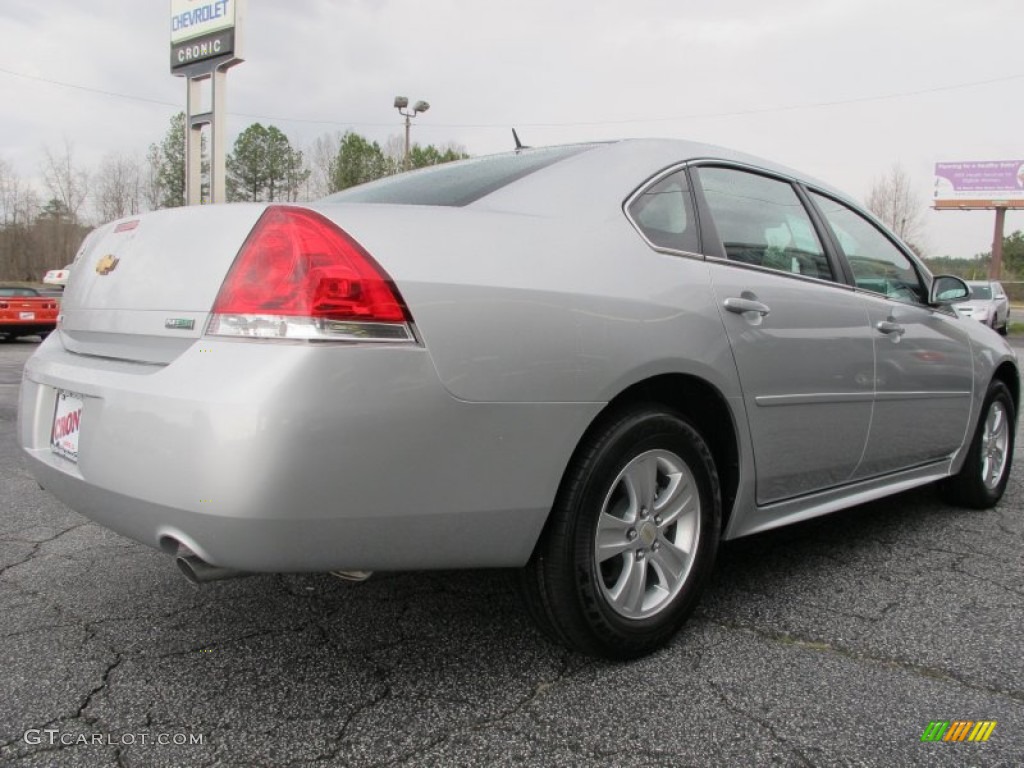 2012 Impala LS - Silver Ice Metallic / Ebony photo #7