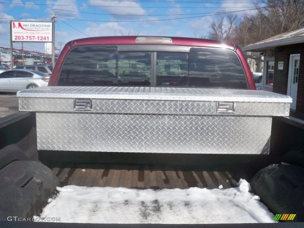 2001 Ram 1500 SLT Club Cab 4x4 - Dark Garnet Red Pearl / Tan photo #8