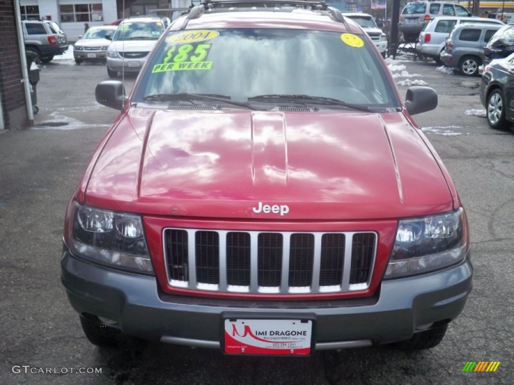 2004 Grand Cherokee Columbia Edition 4x4 - Inferno Red Pearl / Dark Slate Gray photo #2