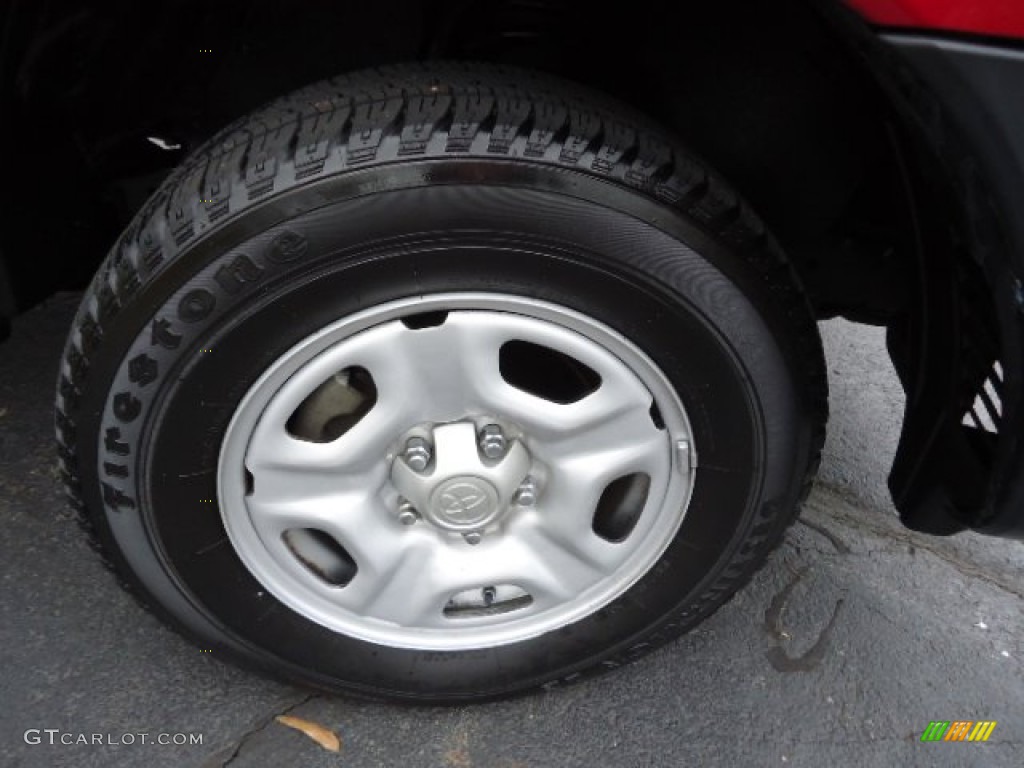 2007 Tacoma Regular Cab - Impulse Red Pearl / Graphite Gray photo #24