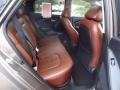 2010 Hyundai Tucson Black/Saddle Interior Rear Seat Photo