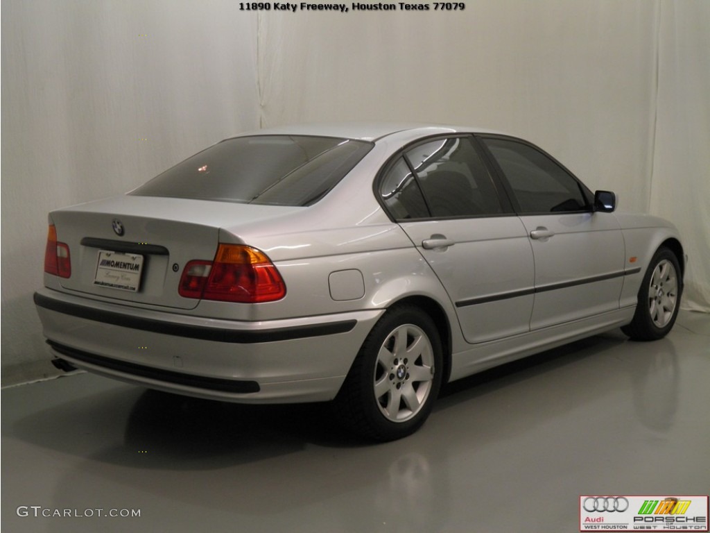 2001 3 Series 325i Sedan - Titanium Silver Metallic / Black photo #21