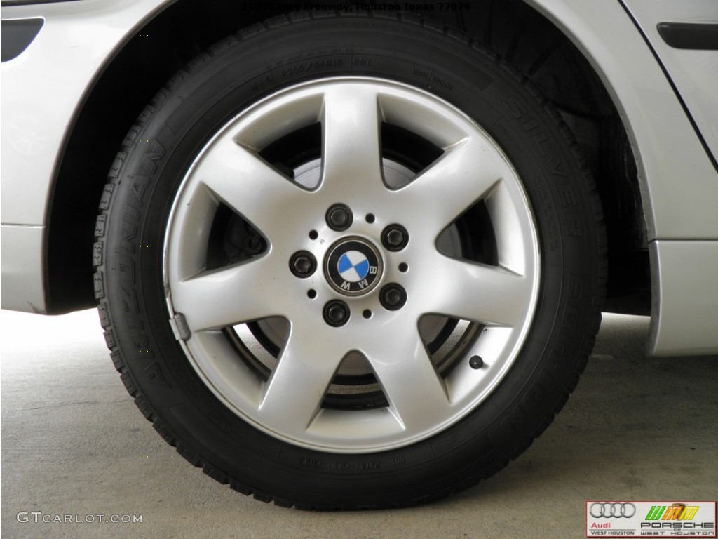 2001 3 Series 325i Sedan - Titanium Silver Metallic / Black photo #31