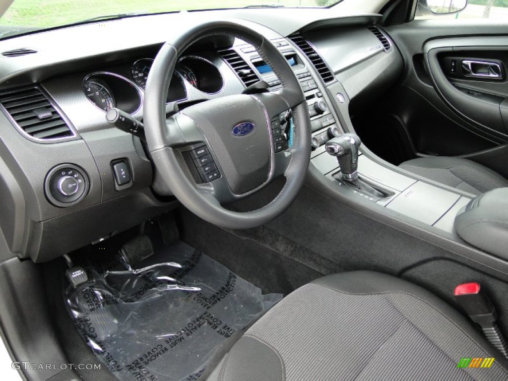 2010 Ford Taurus SEL AWD Charcoal Black Dashboard Photo #61640069