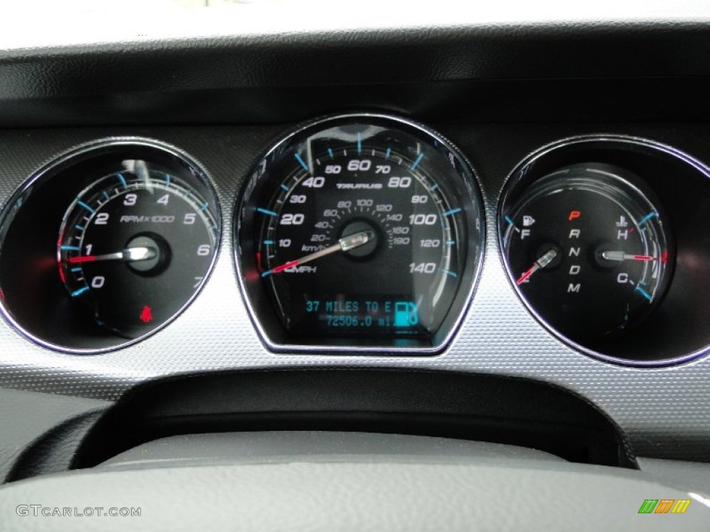 2010 Ford Taurus SEL AWD Gauges Photo #61640108