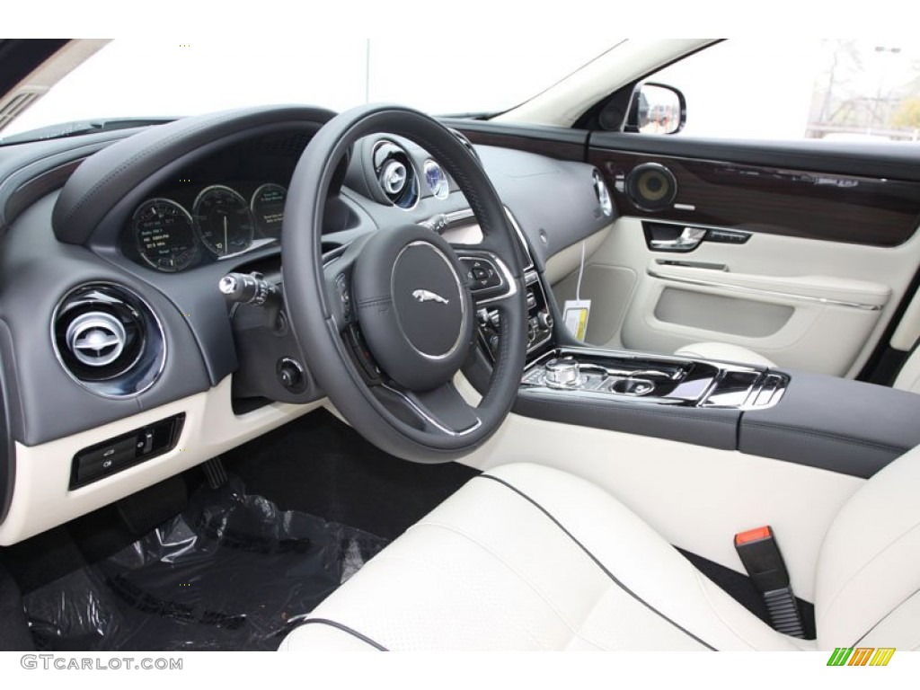 Ivory/Jet Interior 2012 Jaguar XJ XJL Portfolio Photo #61640672