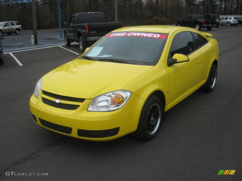 2007 Cobalt LT Coupe - Rally Yellow / Ebony photo #1