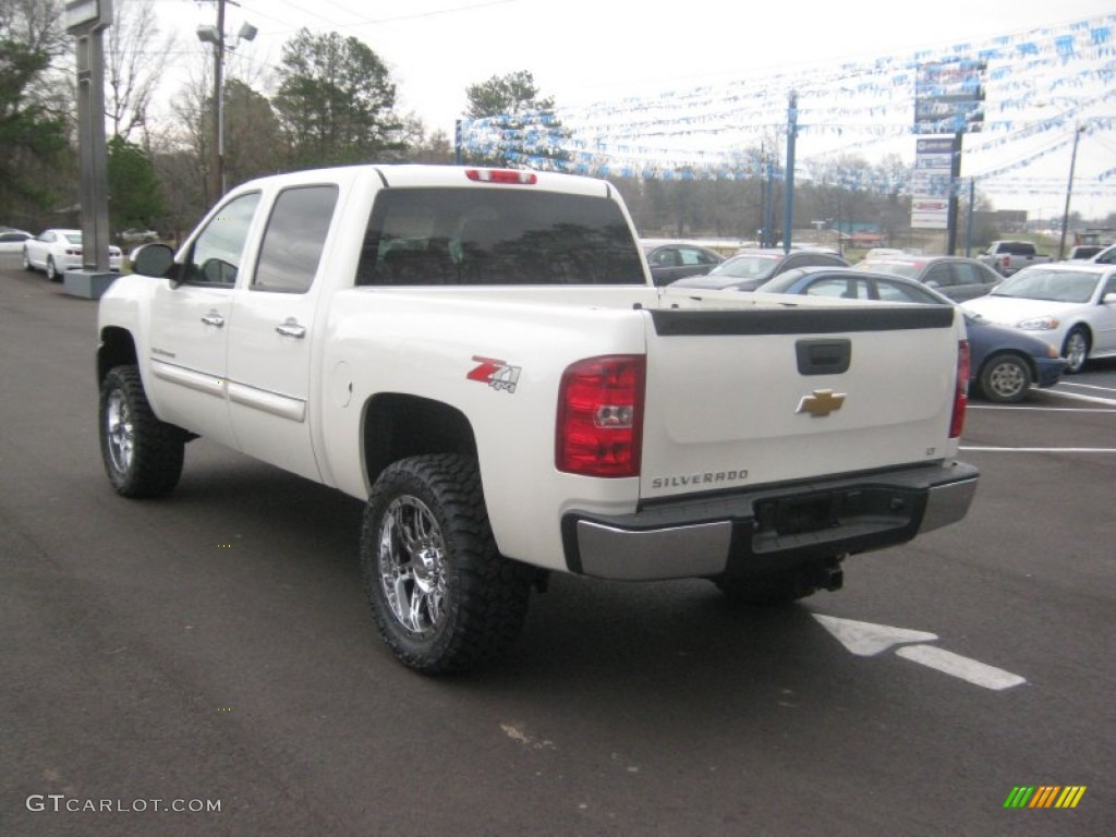 2012 Silverado 1500 LT Crew Cab 4x4 - White Diamond Tricoat / Ebony photo #3