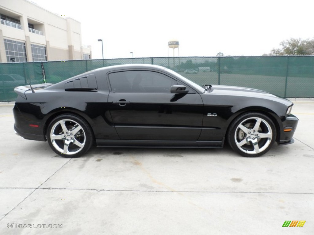 Ebony Black 2011 Ford Mustang Roush Stage 2 Coupe Exterior Photo #61641464