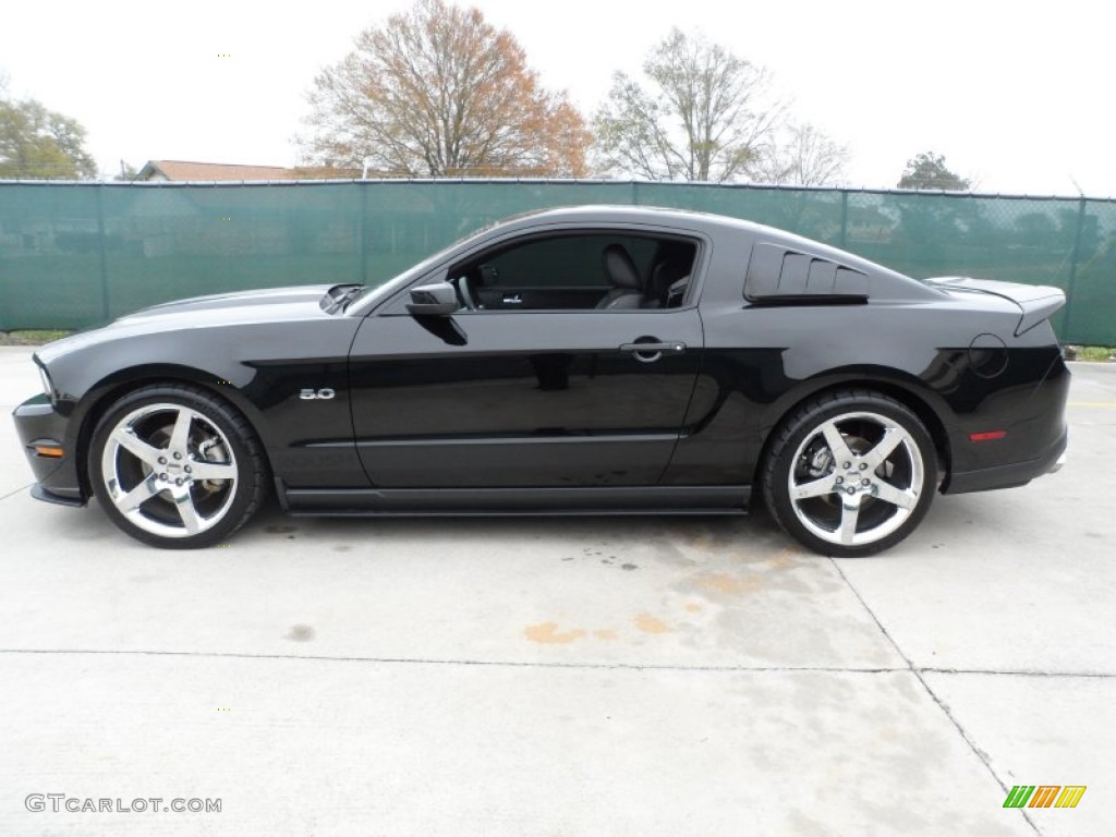 Ebony Black 2011 Ford Mustang Roush Stage 2 Coupe Exterior Photo #61641485
