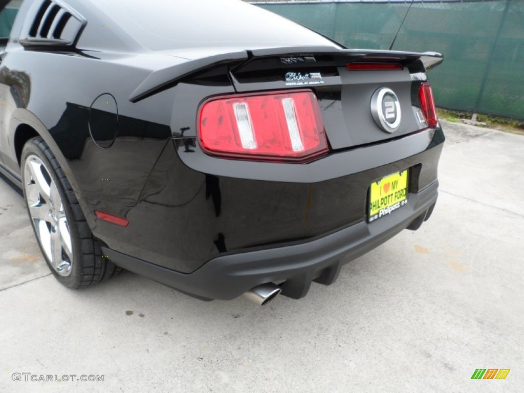 2011 Mustang Roush Stage 2 Coupe - Ebony Black / Charcoal Black photo #24