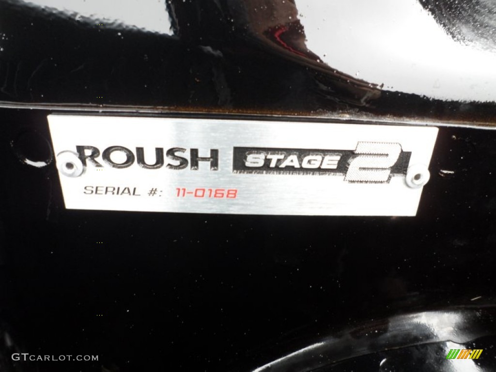 2011 Mustang Roush Stage 2 Coupe - Ebony Black / Charcoal Black photo #27