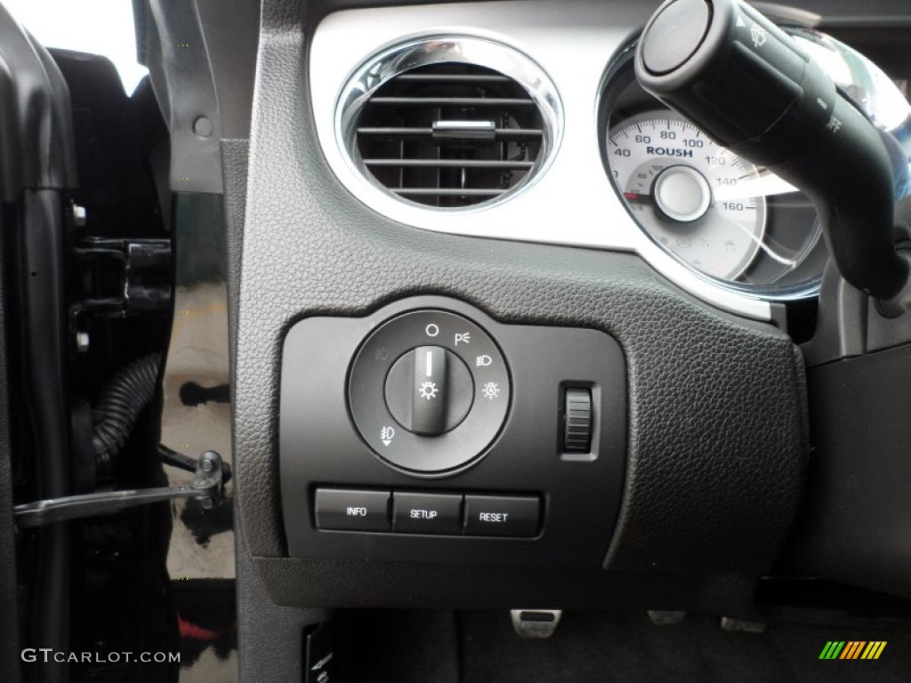 2011 Mustang Roush Stage 2 Coupe - Ebony Black / Charcoal Black photo #48