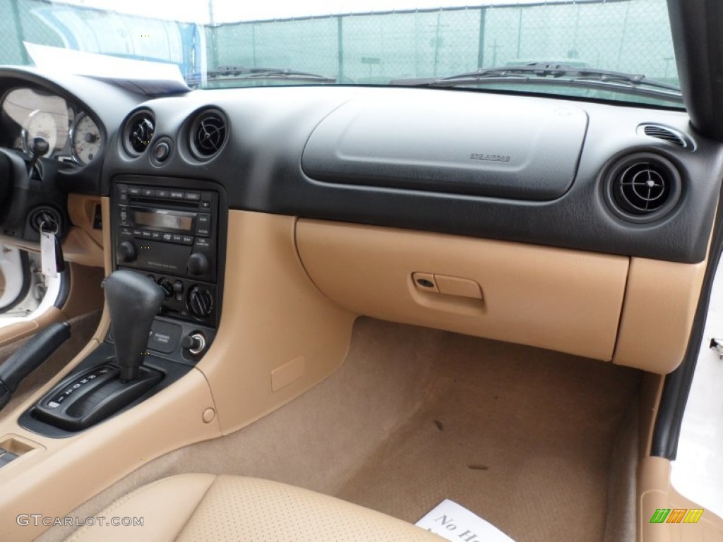2002 MX-5 Miata LS Roadster - Pure White / Tan photo #19