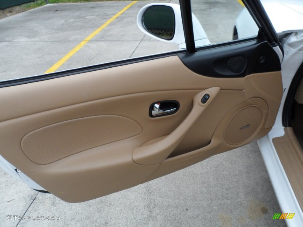 2002 MX-5 Miata LS Roadster - Pure White / Tan photo #22