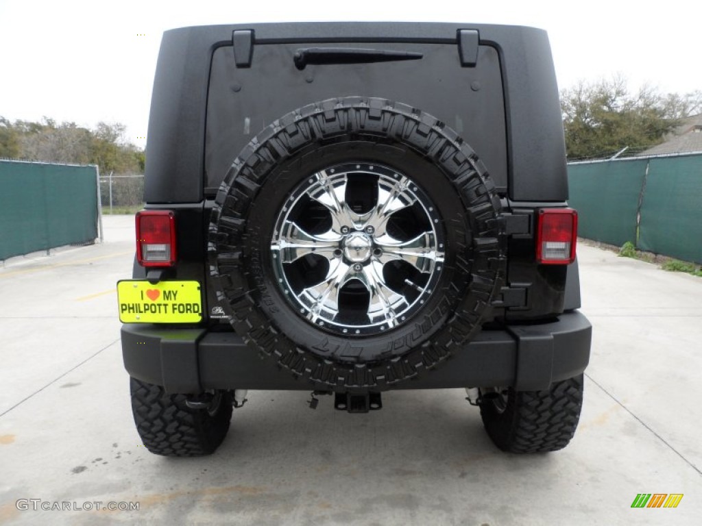 2010 Wrangler Rubicon 4x4 - Black / Dark Slate Gray/Medium Slate Gray photo #4