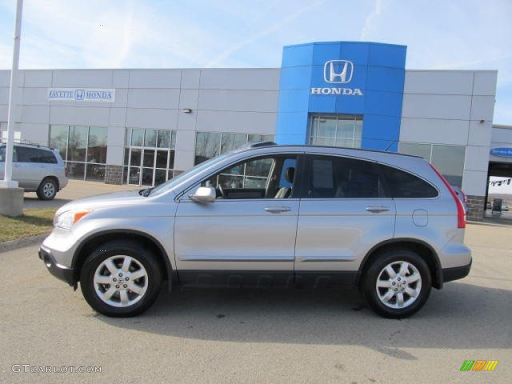 2008 CR-V EX-L 4WD - Whistler Silver Metallic / Gray photo #2