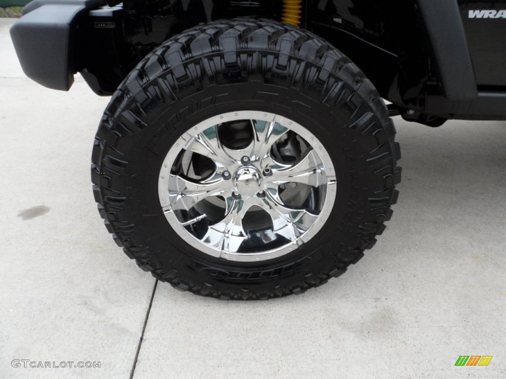 2010 Jeep Wrangler Rubicon 4x4 Custom Wheels Photo #61643003