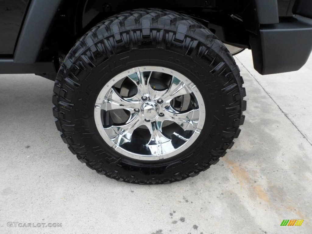 2010 Jeep Wrangler Rubicon 4x4 Custom Wheels Photo #61643009