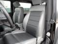 Dark Slate Gray/Medium Slate Gray 2010 Jeep Wrangler Rubicon 4x4 Interior Color