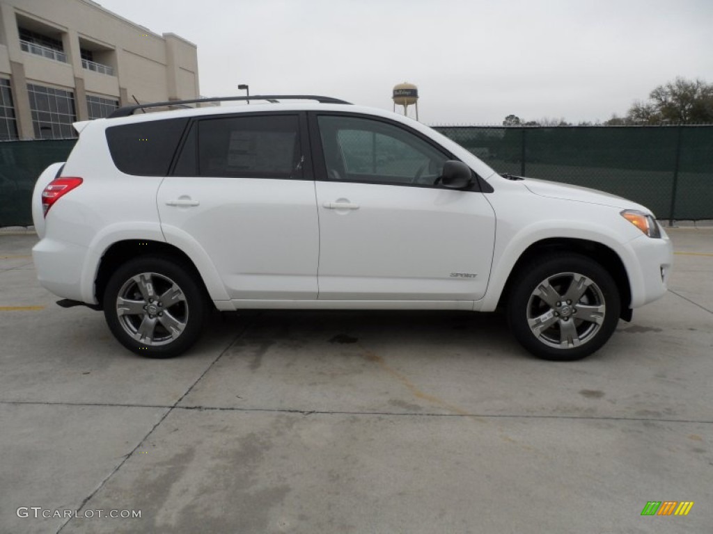 Super White 2012 Toyota RAV4 V6 Sport Exterior Photo #61643213