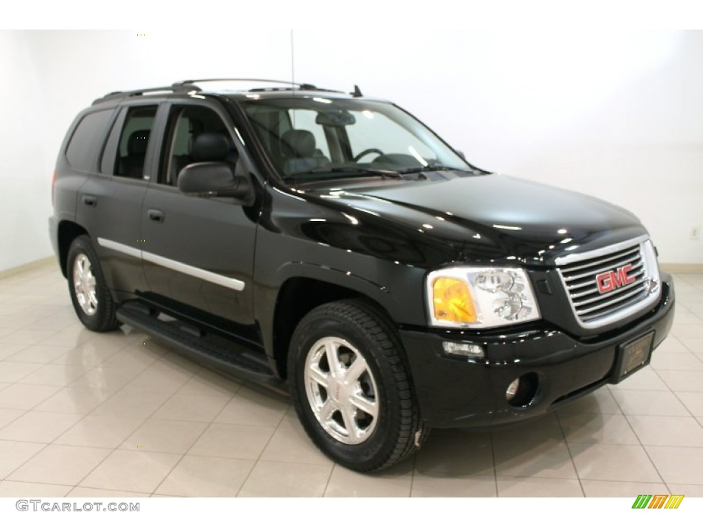 Onyx Black 2007 GMC Envoy SLT 4x4 Exterior Photo #61643729